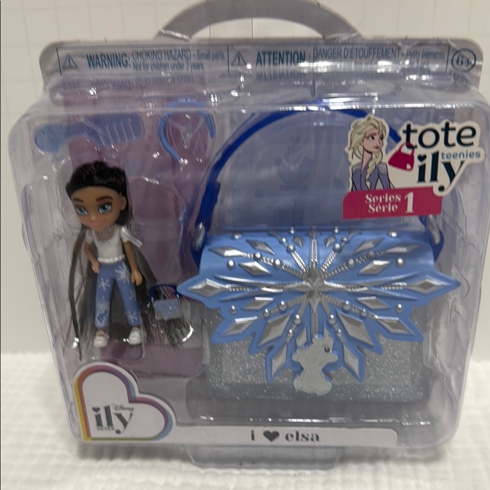 Disney Blue and Silver Doll with Accessories